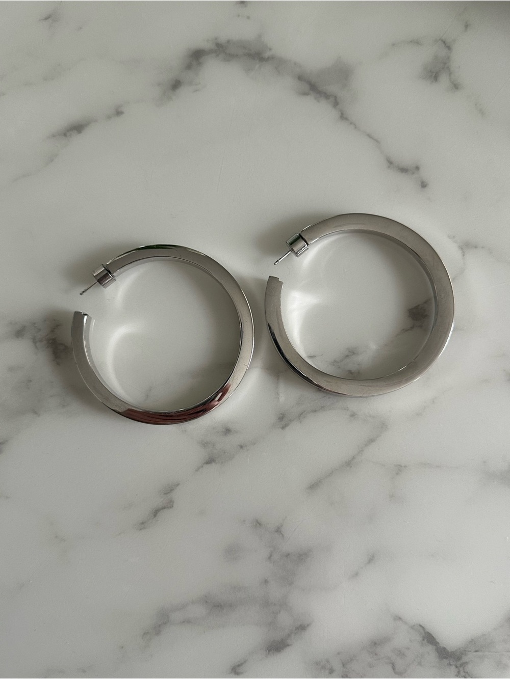 Jennifer Fisher Silver Plated Hoop Earrings